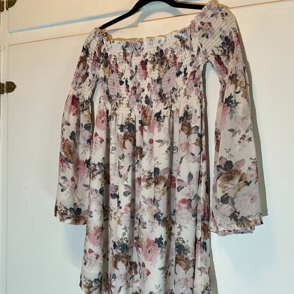 Dresses & Skirts - Off the Shoulder Floral Party Dress